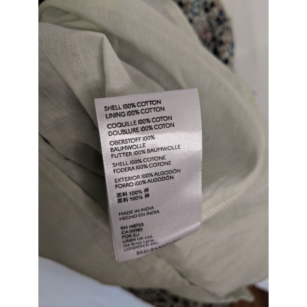NWT Anthropologie Othilia Titania Flounced Maxi Dress S Blue - Picture 9 of 11